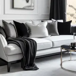 Jakie dodatki wybrać do biało-czarnego salonu? 10 inspiracji