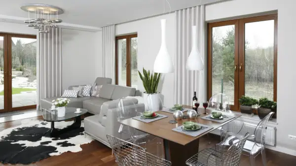 Jak urządzić salon z kuchnią: 10 pomysłów na otwartą przestrzeń