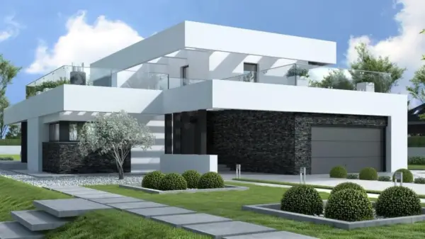 Domy z płaskim dachem: Nowoczesny design i praktyczne rozwiązania